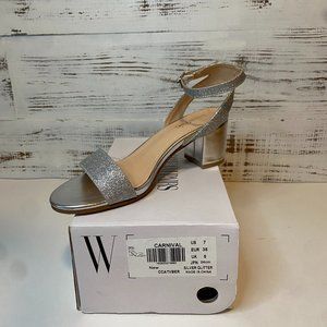 Open Toe Wedding Ankle Strap Sandals Sizes 7 and 7 1/2